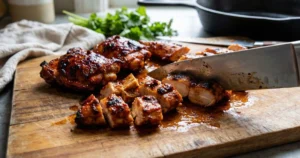 cooked chipotle chicken, Chop Like Chipotle