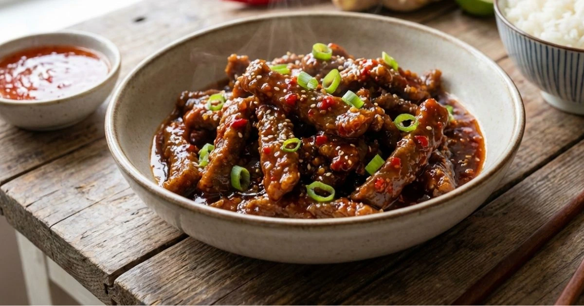 Crispy Chilli Beef Recipe