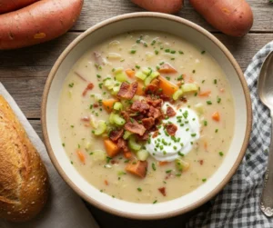 Healthier Version of potato soup recipe