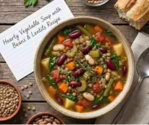 Hearty Vegetable Soup with Beans or Lentils
