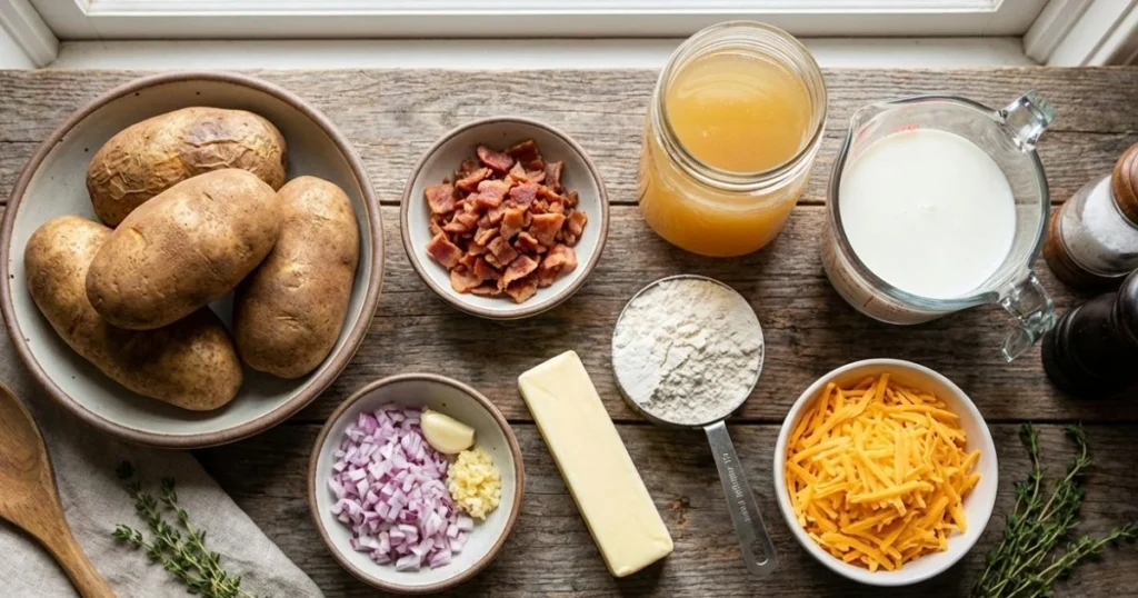 Potato Soup Recipe Ingredients