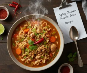 Spicy Chicken Noodle Soup