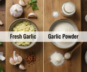 Fresh Garlic vs. Garlic Powder