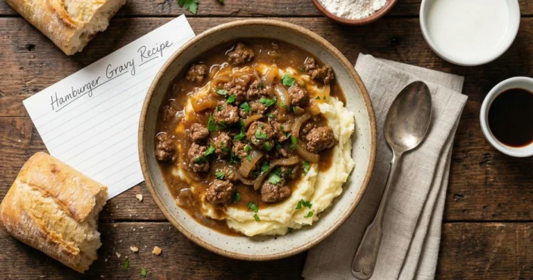 Hamburger Gravy Recipe