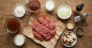 Ingredients for the Perfect Hamburger Gravy