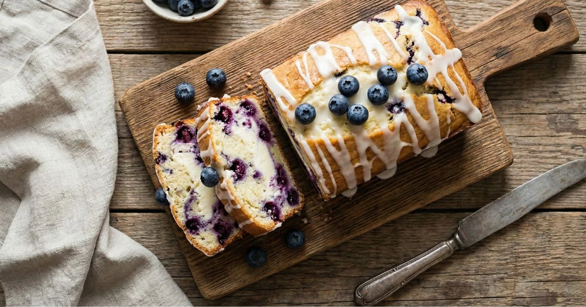 Blueberry Cream Cheese Loaf