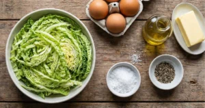 Main Ingredients for Cabbage Recipe