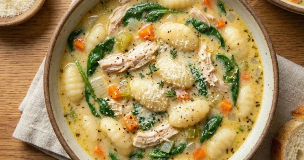 Olive Garden chicken gnocchi soup