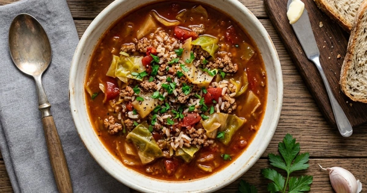 Cabbage Roll Soup Recipe